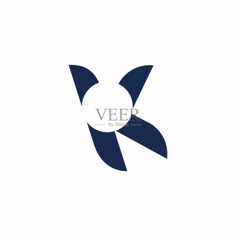 YK抽象切割设计标志图标素材