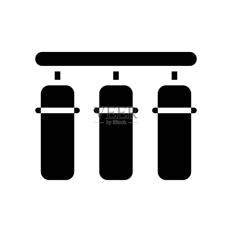 水管工相关三级滤水器矢量图图标素材