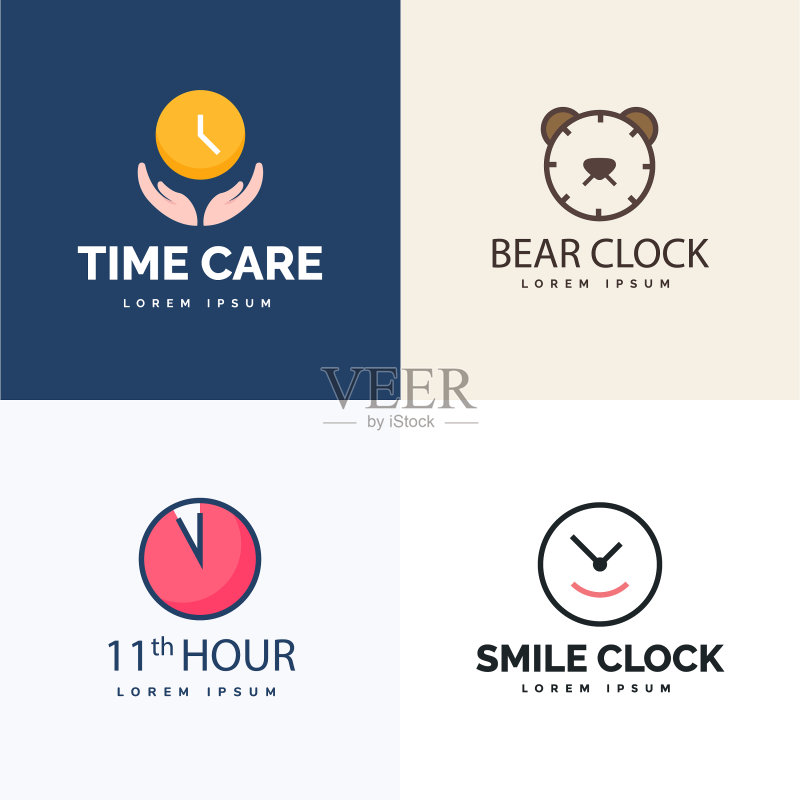 扁平风格Logo包图标素材