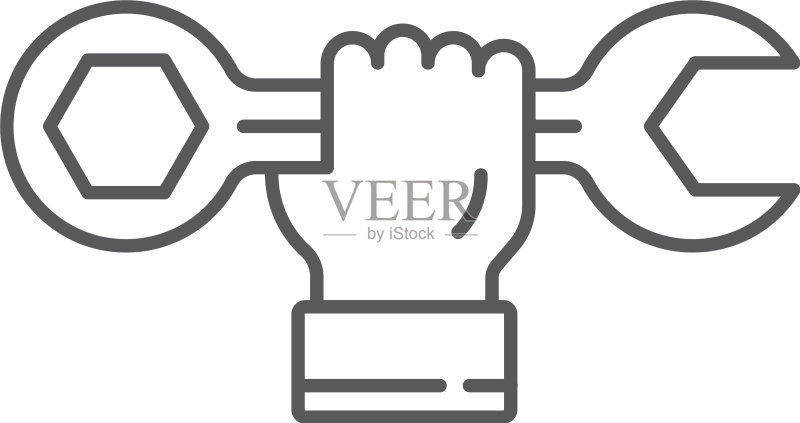 维护服务工具图标符号图标素材