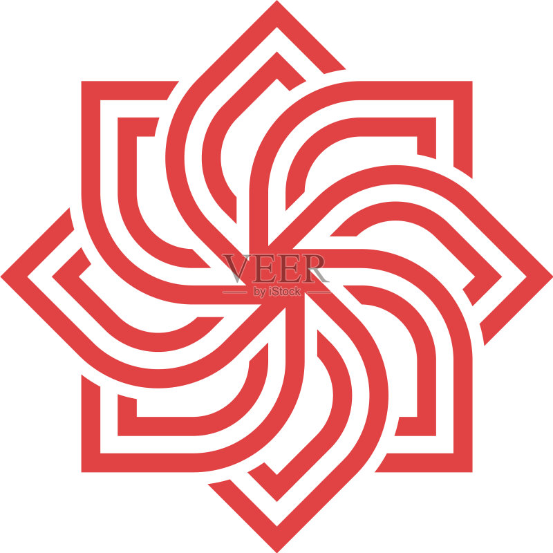 花朵标志设计模板图标素材