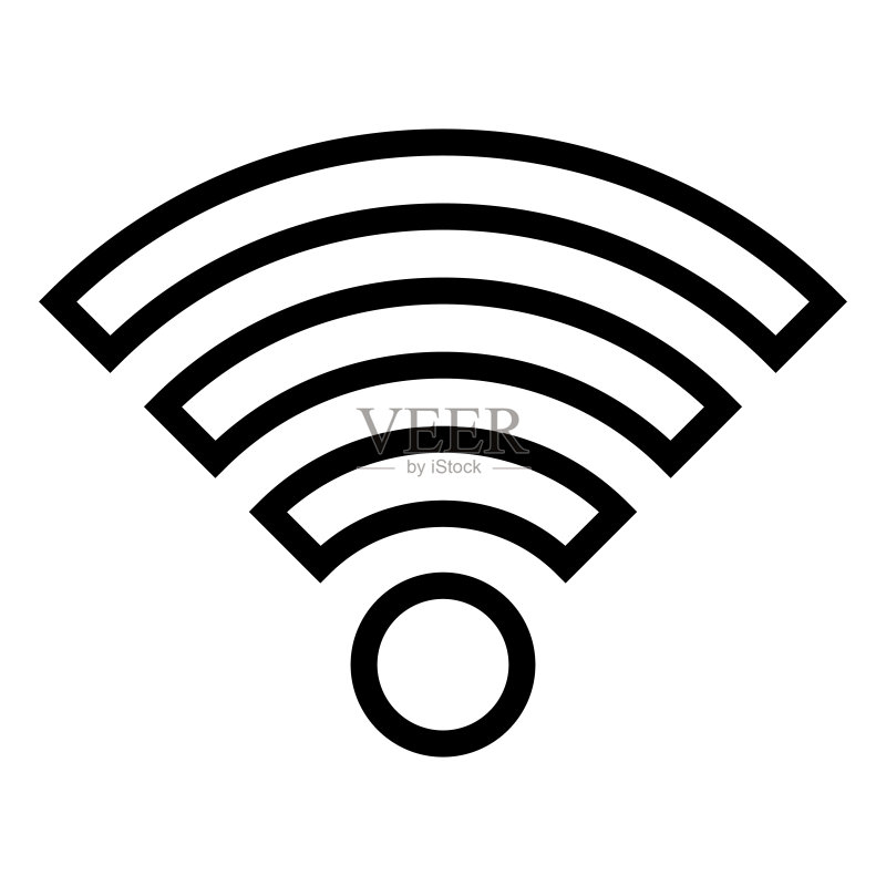 WI-FI矢量图标图标素材