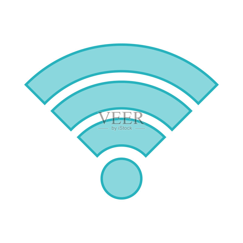 WI-FI矢量图标图标素材