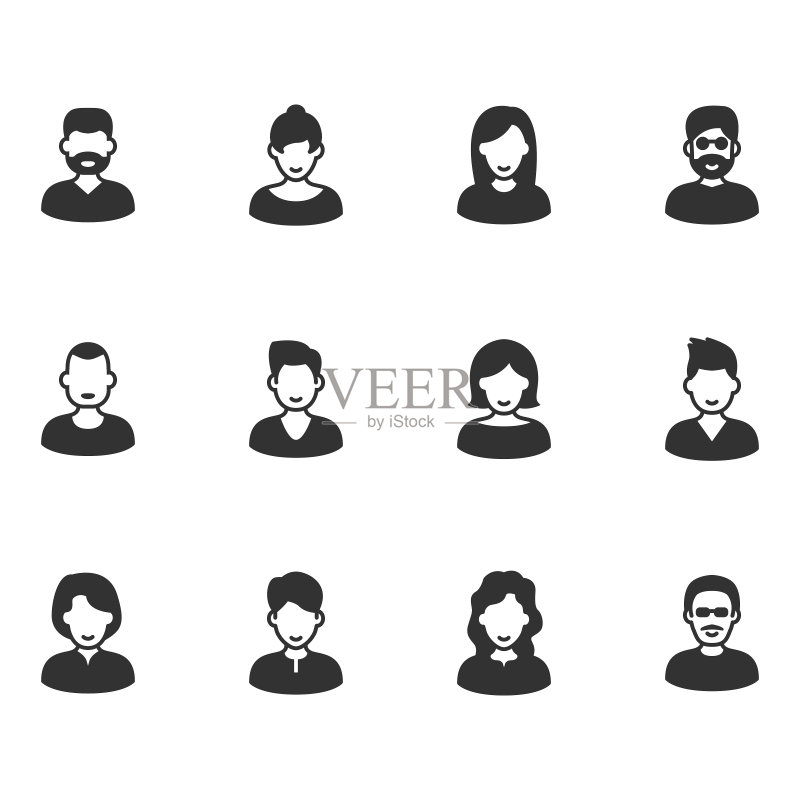 人物头像图标图标素材