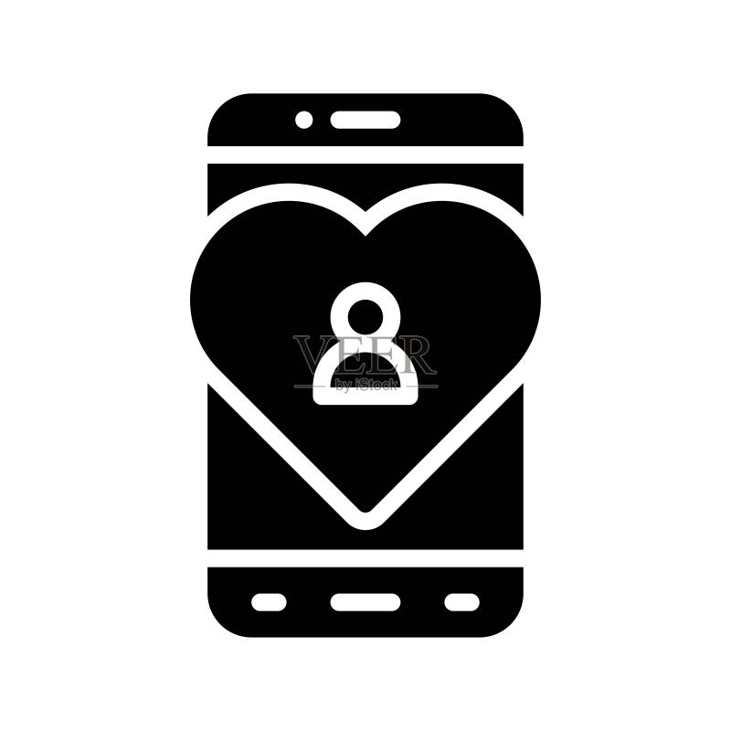 手机屏幕App图标合集(爱心人物)图标素材