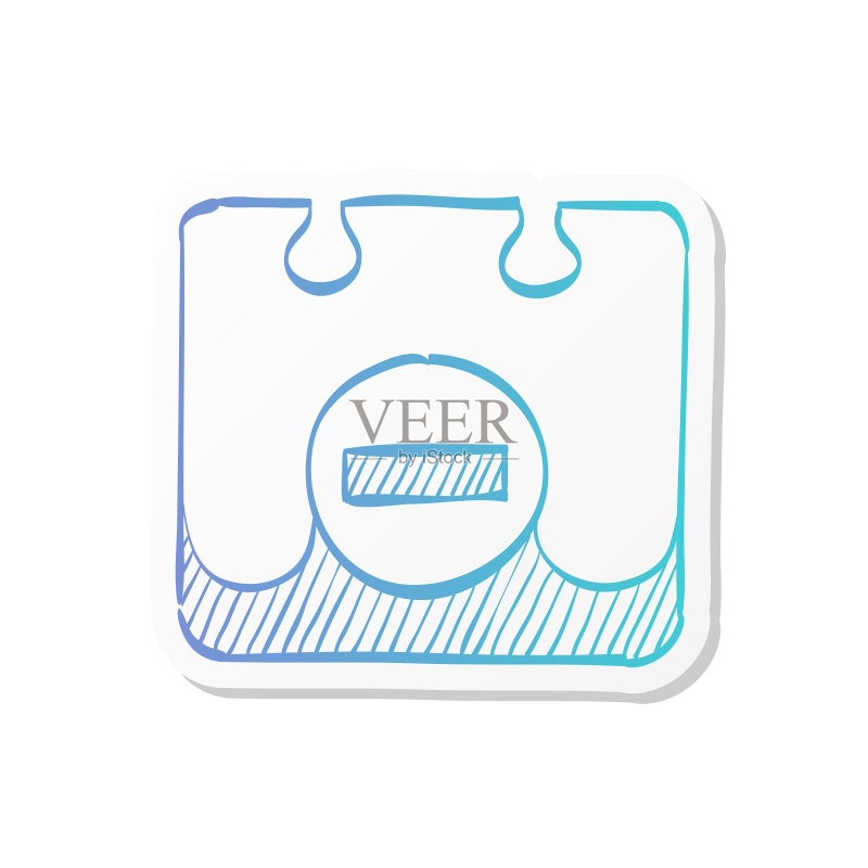 不可用标签贴纸图标图标素材