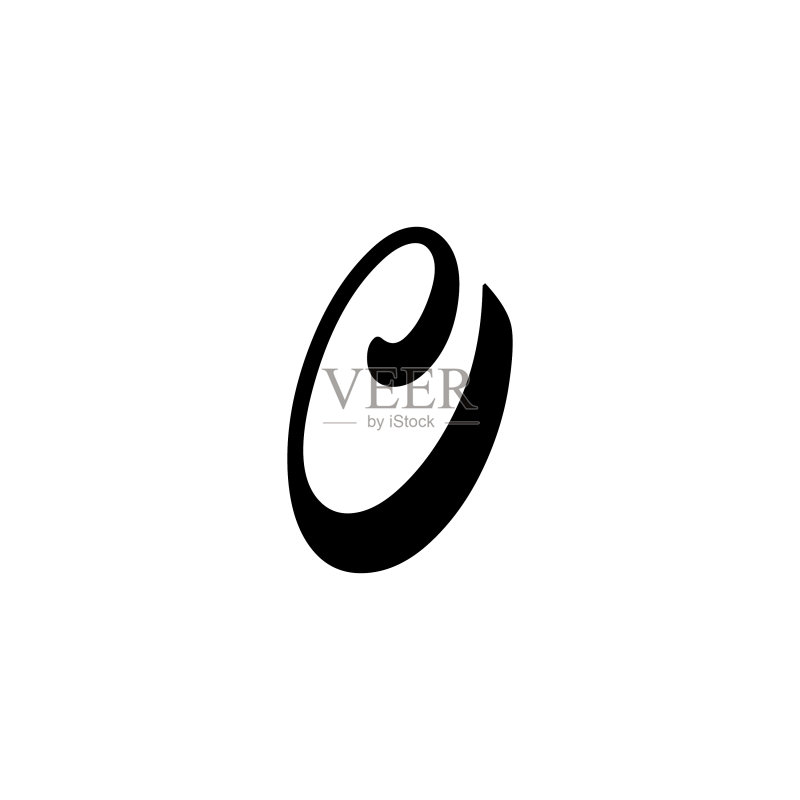 EO或OE字母标志设计模板图标素材