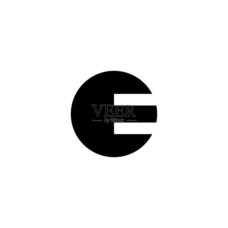 EO或OE字母标志设计模板图标素材