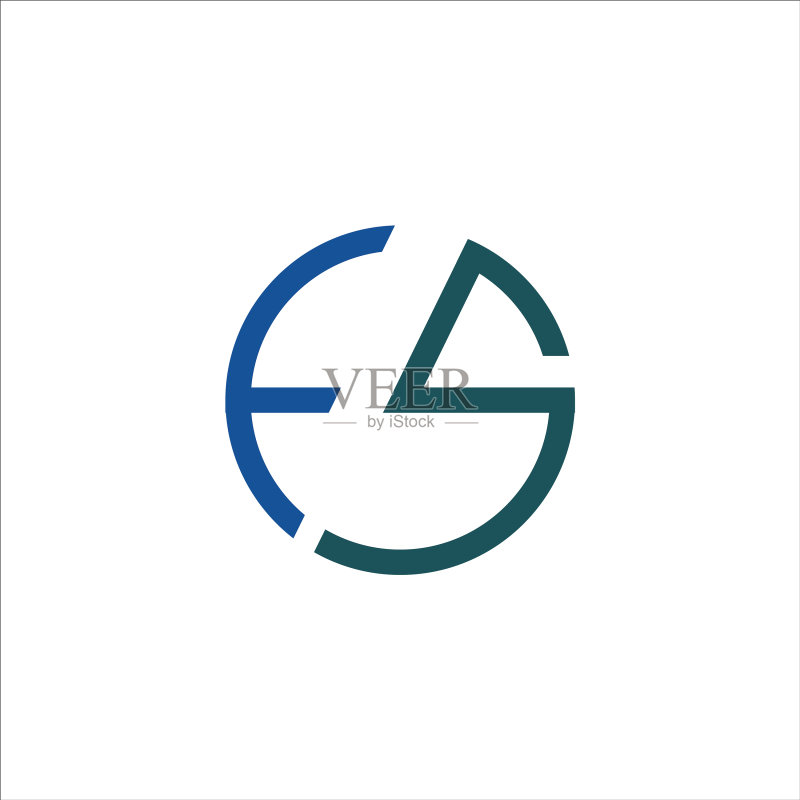 字母ES或SE标志设计模板图标素材