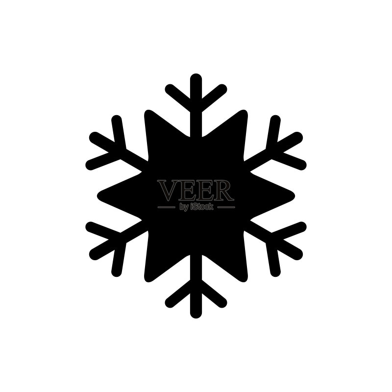 雪花图标图标素材