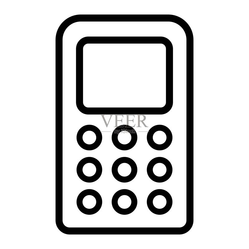 复古手机图标图标素材