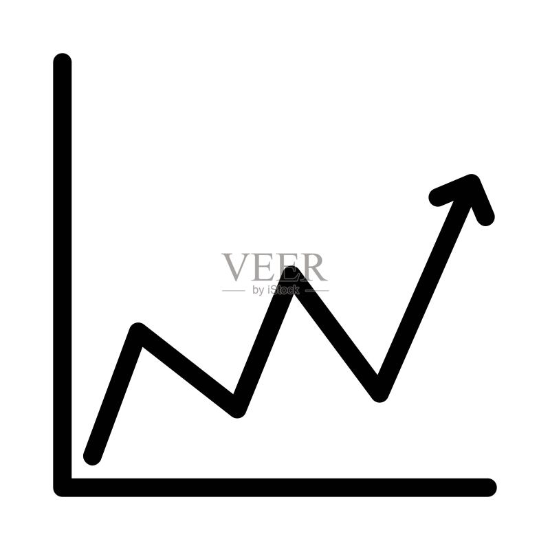 趋势图表图标商业概念图标素材