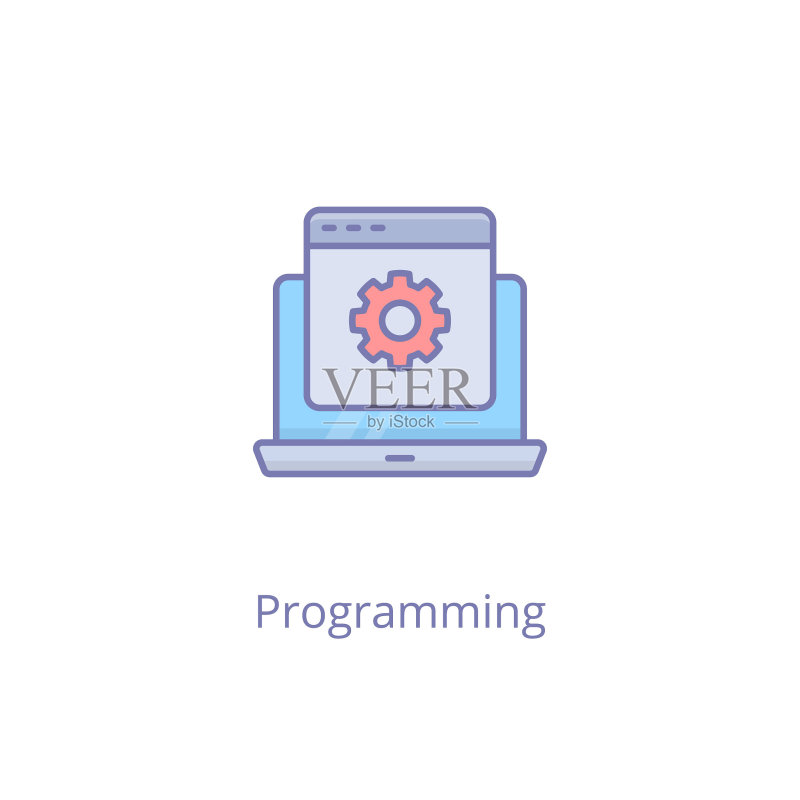 矢量编程图标。Logotype图标素材