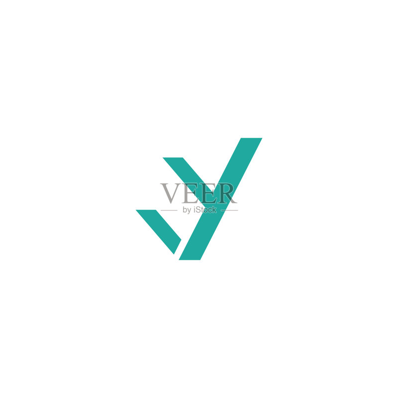 字母FY或YF标志设计模板图标素材