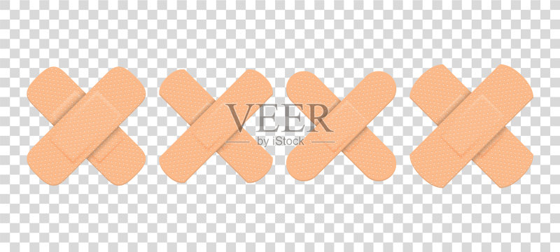 3D医用贴片图标特写图标素材