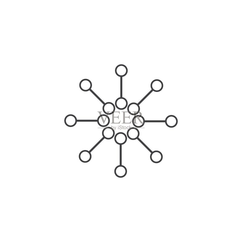 分子图标图标素材