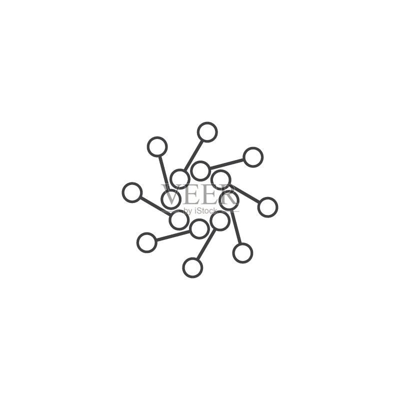 分子图标图标素材