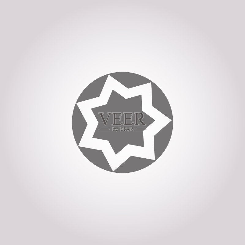 圆形星标扁平图标图标素材