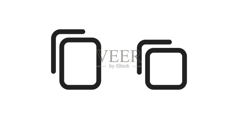 附加文件Web图标。文档保存概念符号。矢量扁平设计元素图标素材