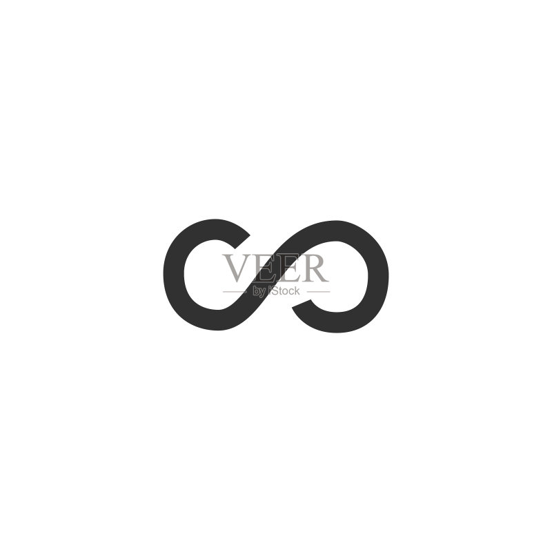无限无尽图标库存隔离图标素材