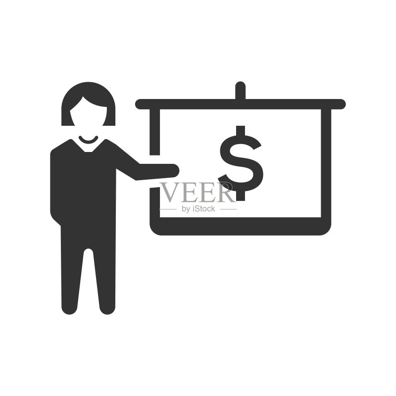 商务演示图标图标素材