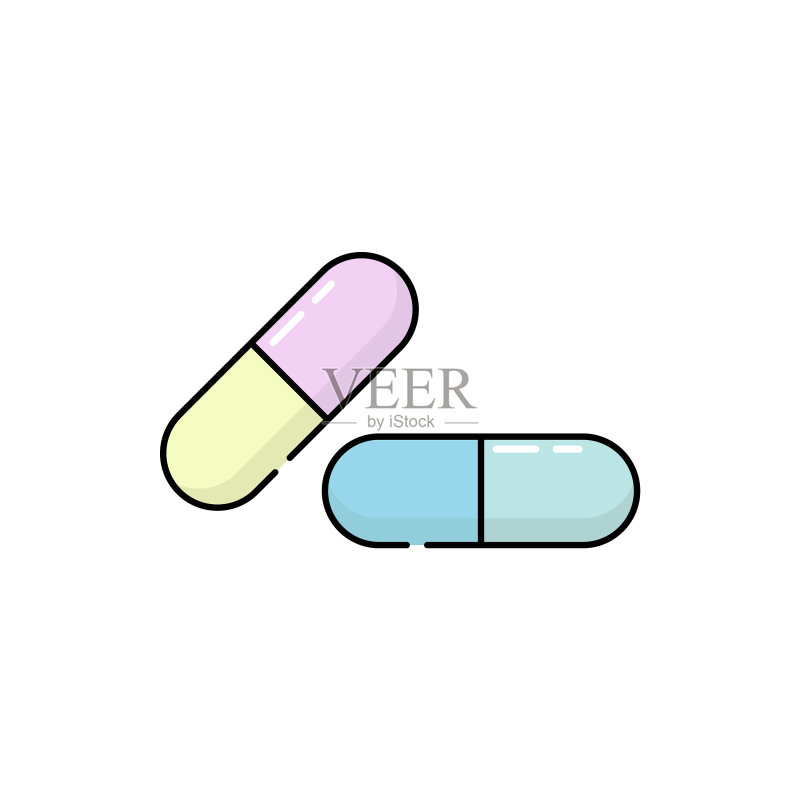 药丸胶囊图标图标素材