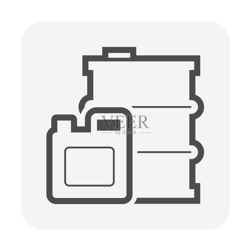 油气罐容器矢量图标设计图标素材