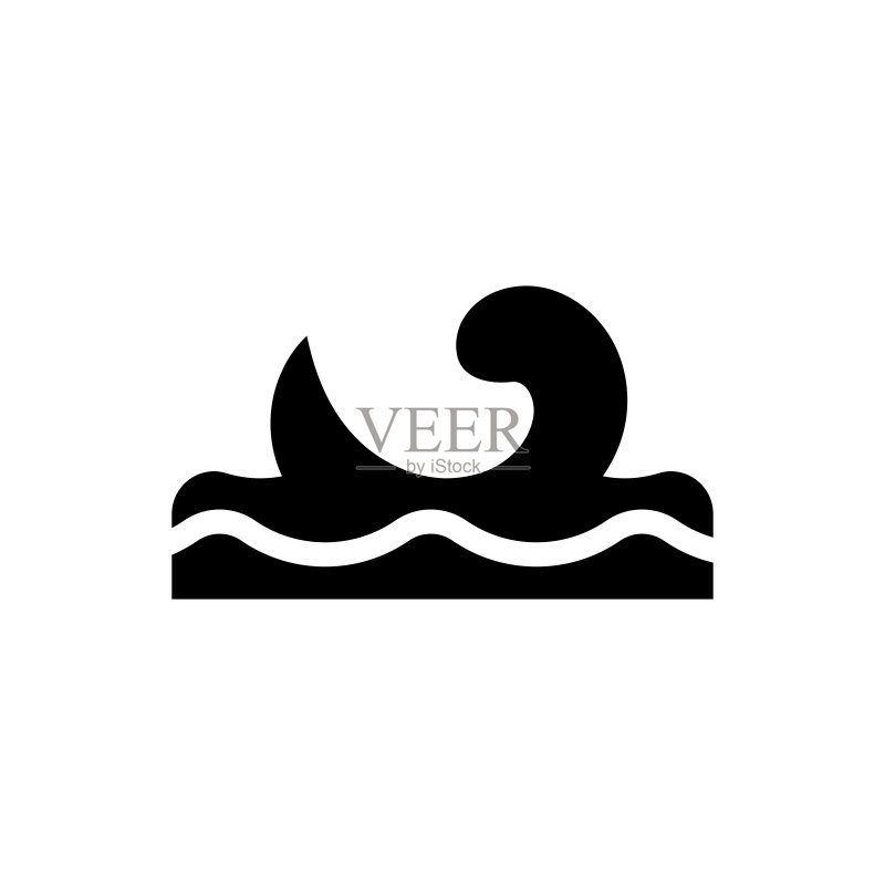 海浪图标图标素材