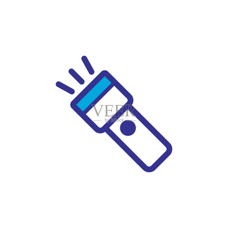 时尚的闪光灯图标矢量设计图标素材