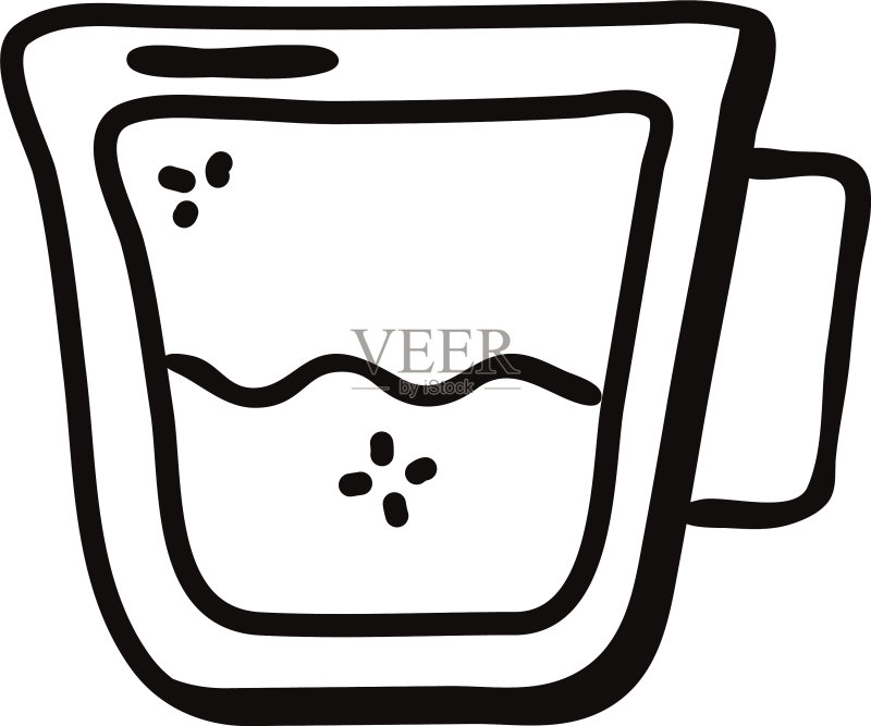 水罐线性图标设计图标素材
