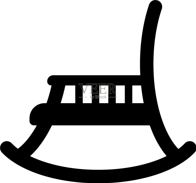 摇椅图标家具图形图标素材