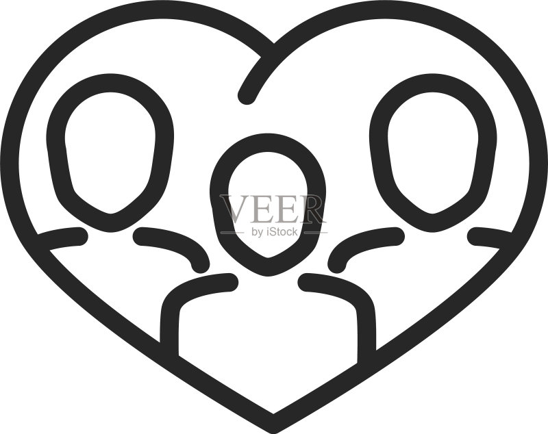 捐赠慈善志愿者帮助社会图标素材