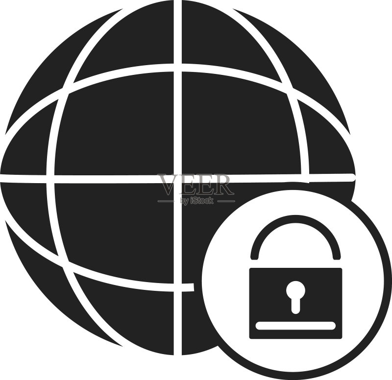 网络信息安全图标素材