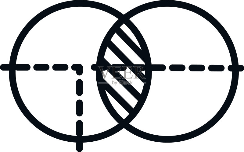 数学几何图形科学教育图标素材