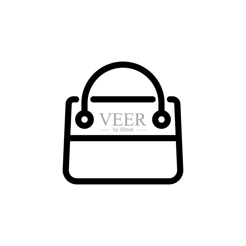 购物袋图标logo插画设计图标素材
