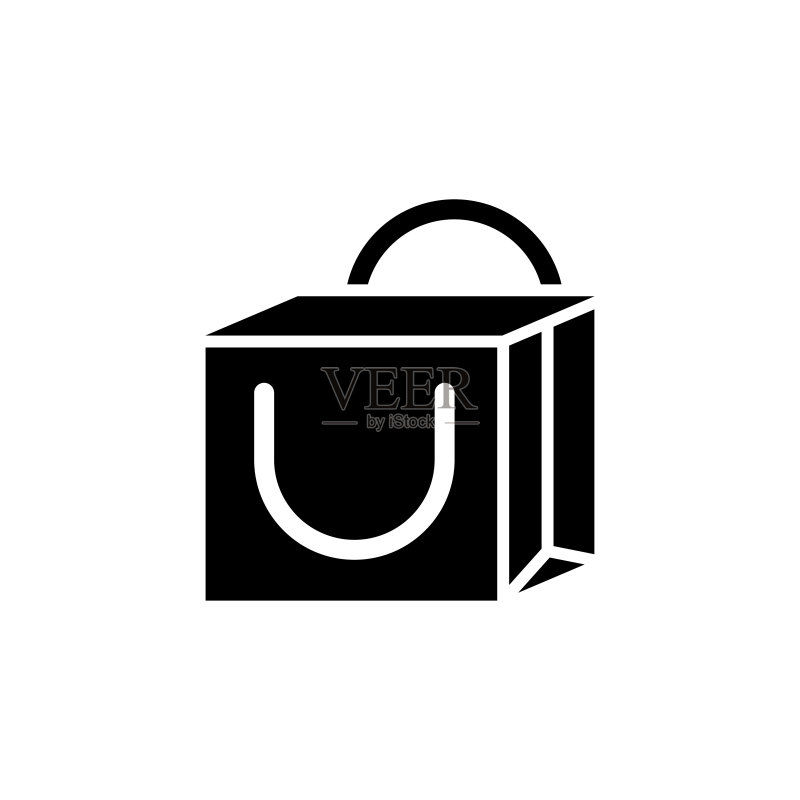 购物袋图标logo插画设计图标素材