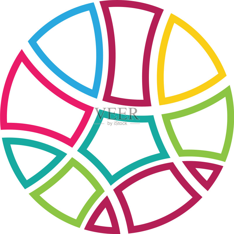 电线世界Logo模板图标素材