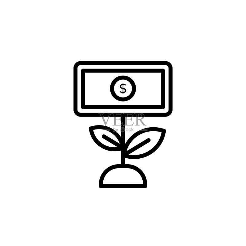 矢量投资图标:标志图标素材