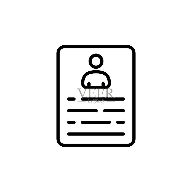 线性轮廓图标矢量图图标素材