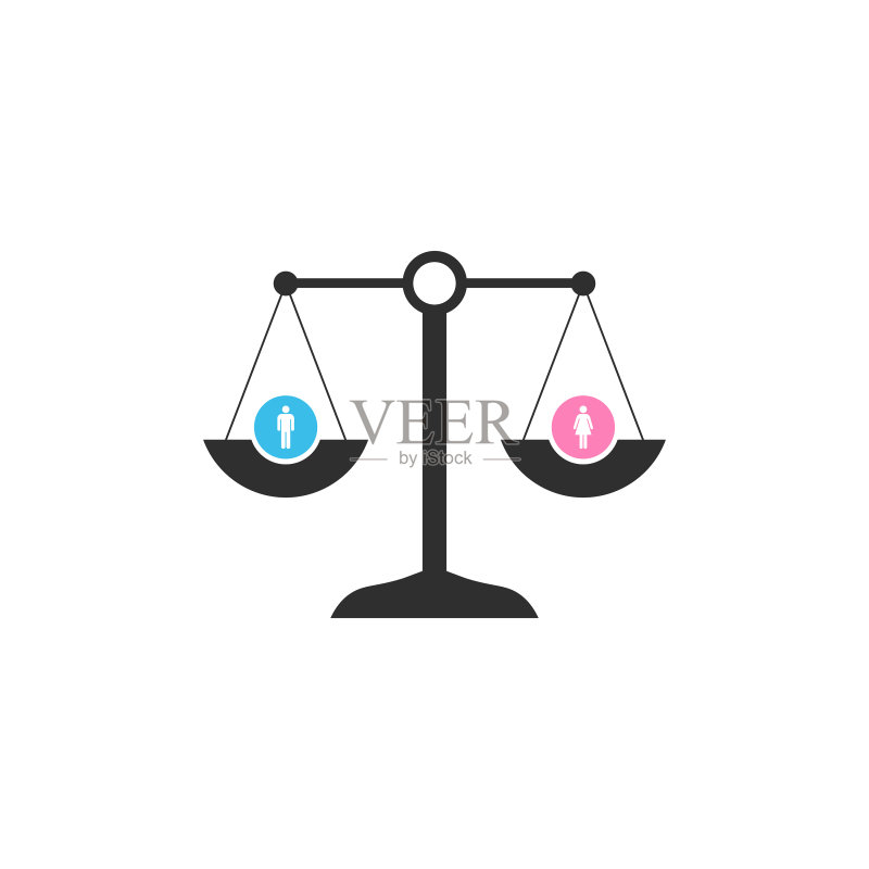 男女图标平衡图标素材