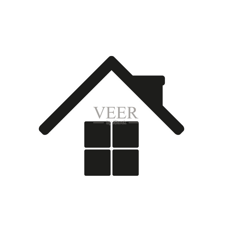 房屋建筑图标图标素材