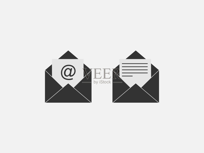 通信信封消息图标图标素材