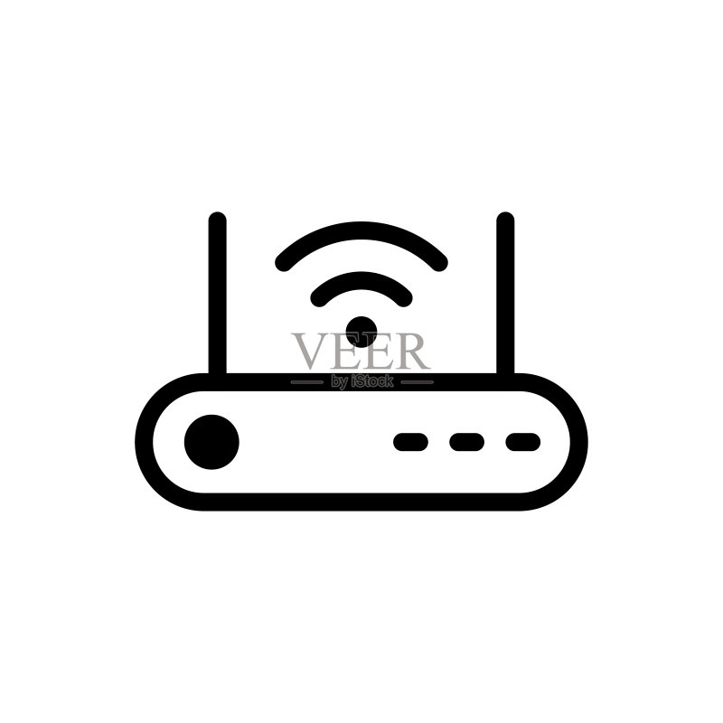 路由器图标logo设计图标素材