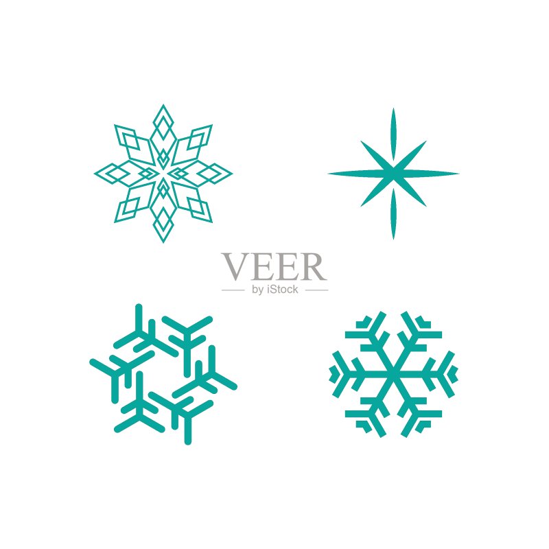 雪花图标图标素材