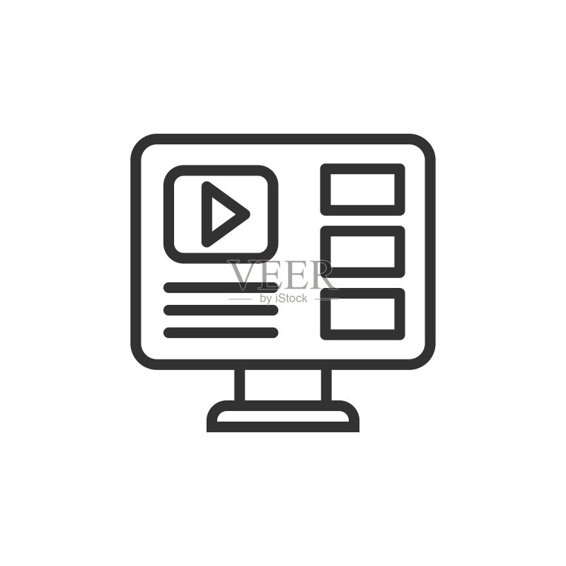 观看视频图标图标素材