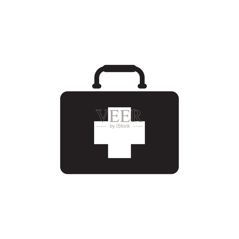 急救箱图标Logo插画模板图标素材
