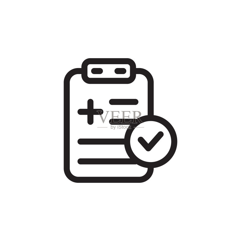 医疗报告图标Logo插图模板图标素材
