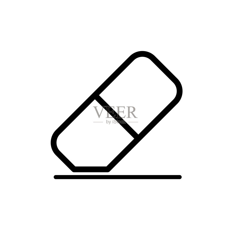 橡皮擦图标logo设计图标素材