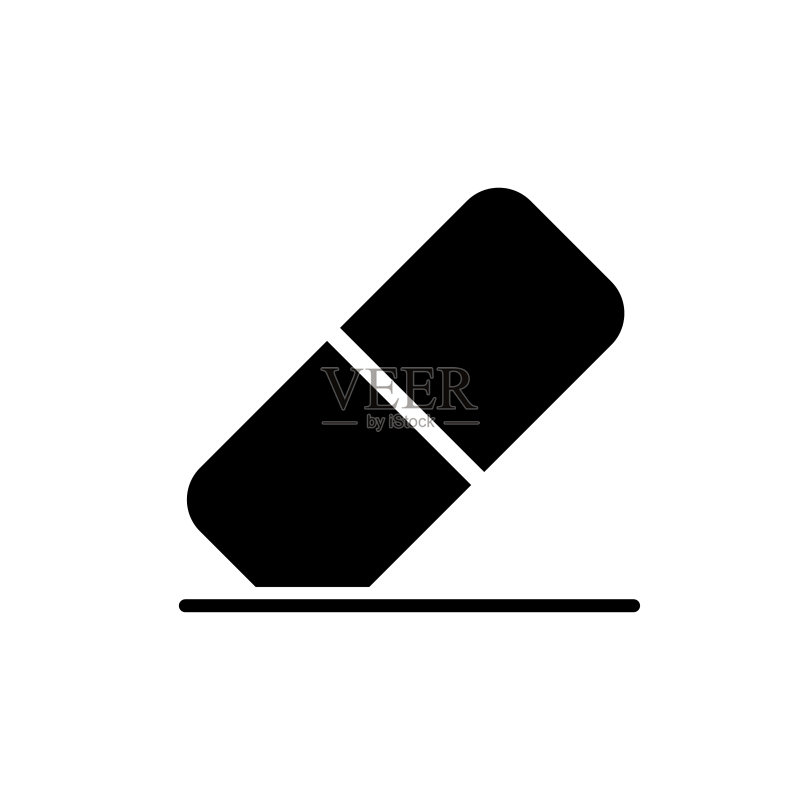 橡皮擦图标logo设计图标素材