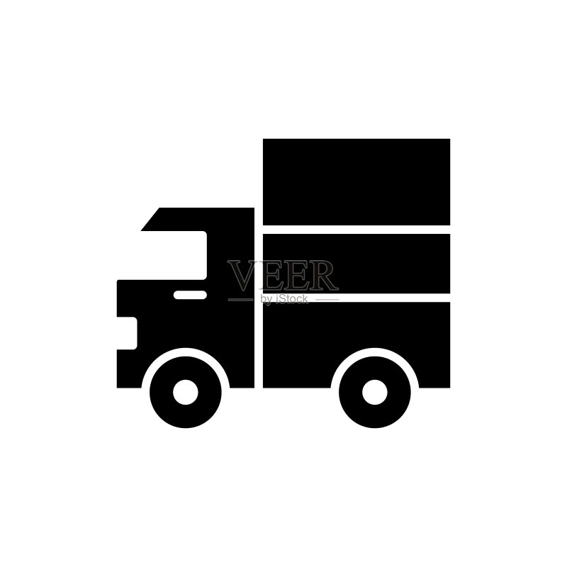 卡车图标Logo插画设计图标素材